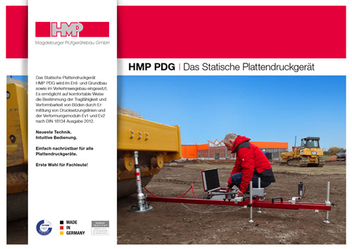 HMP PDGpro - Statisches Plattendruckgerät - Prospekt HMP PDG Prospekt, DE Informationen zum Statischen Plattendruckgerät HMP PDGpro