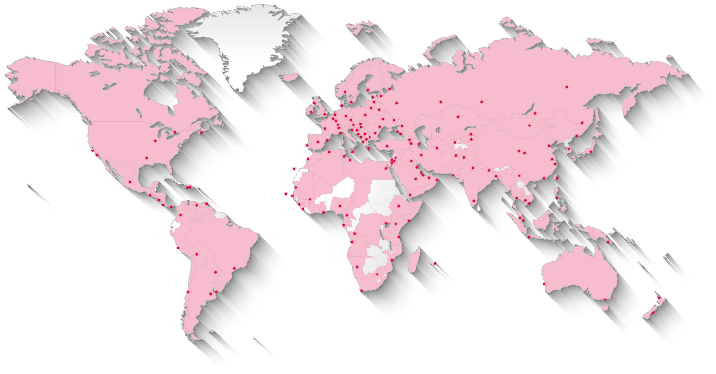 HMP weltweit im Einsatz, all over the world