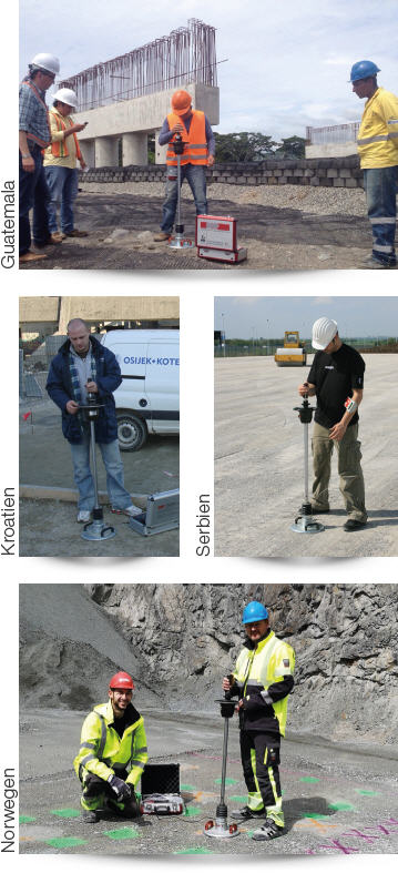 HMP LFG auf Baustellen in Norwegen, Kroatien, Serbien, Guatemala