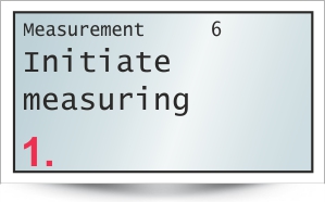 HMP LFG4 - Display initiate measuring