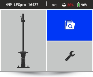 HMP LFGpro - Display Messdaten, Speicher