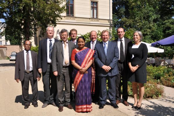 Gunnar hennings trifft Indische Botschafterin in Magdeburg