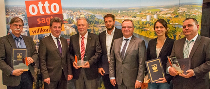 2016-11 Auszeichnung der Stadt Magdeburg für das Unternehmen HMP GmbH