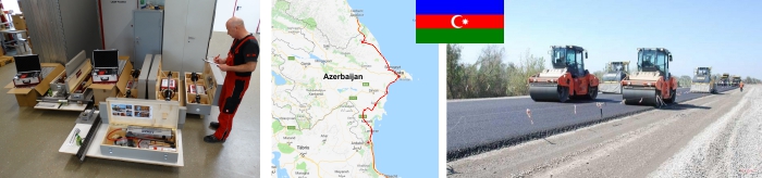 Placas de carga estática y dinámica listas para su envío a Azerbaiyán