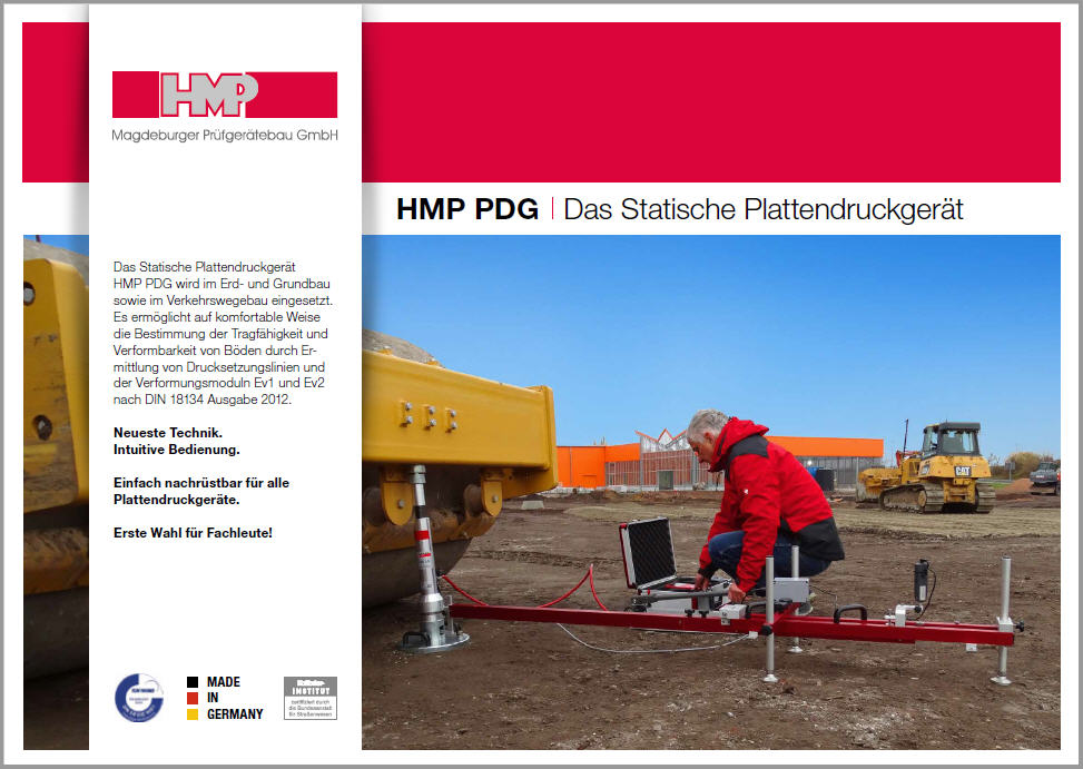HMP PDGpro - Das Statische Plattendruckgerät - alle Informationen im aktuellen Prospekt 