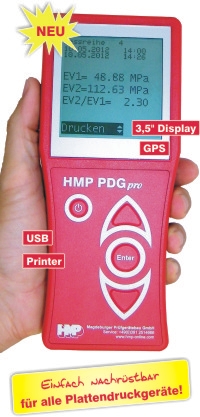 Statisches Plattendruckgerät HMP PDGpro