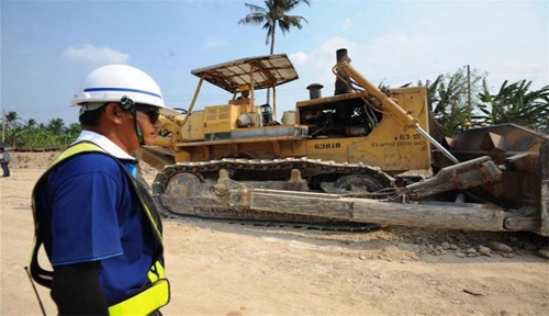 HMP LFG, Tailandia, ensayos de capacidad de carga en la construcción ferroviaria