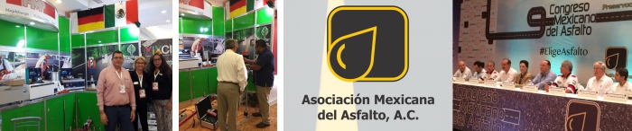 10ter mexikanischer Asphalt-Kongress, Cancun, Mexiko - großes Interesse an Prüftechnik für Bodenmechanik von HMP