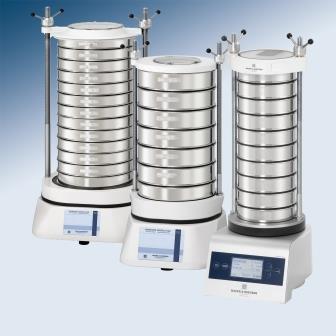 Haver Analysensiebmaschinen; EML 200 Pure, Premium, Premium Remote; EML 315 digital plus; EML 450 digital plus, 3D Laborsiebmaschine