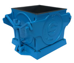 Probew&uuml;rfelform, W&uuml;rfelform aus Stahl in verschiedenen Gr&ouml;&szlig;en: 100 mm, 150 mm, 200 mm