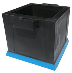 Probew&uuml;rfelform, W&uuml;rfelform ESTY aus Kunststoff mit Bodenplatte aus Gu&szlig;eisen