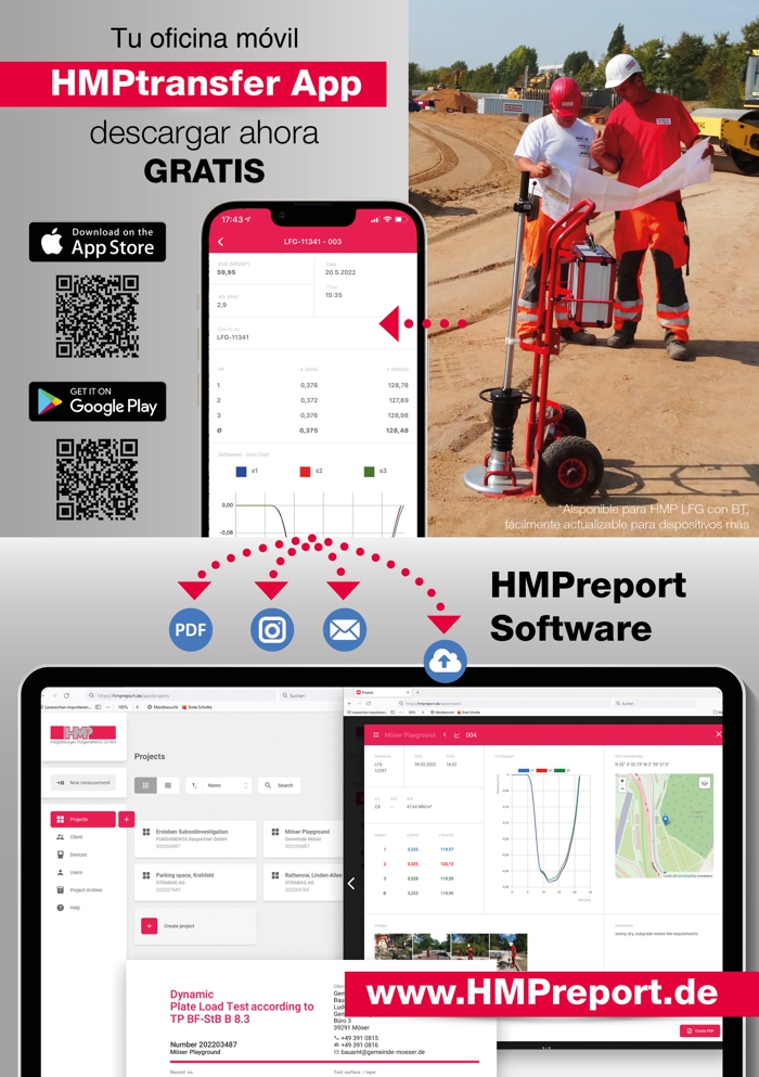 Su oficina m&oacute;vil - HMPtransfer App y HMPreport Software