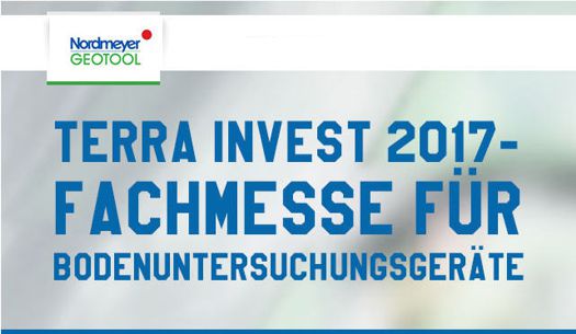 TERRA Invest - die deutsche Fachmesse für Bodenuntersuchungsgeräte, Zubehör und Werkzeuge für Baugrund-, Altlasten und Aufschlusserkundungen